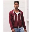 BELLA + CANVAS Unisex Triblend Sponge Fleece Full-Zip Hoodie