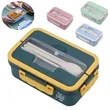 Wheat Straw Bento Lunch Box Set with Tableware