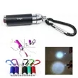 Mini Zoomable LED Flashlight Keychain with Carabiner