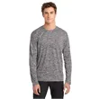 Sport-Tek PosiCharge Long Sleeve Electric Heather Tee.