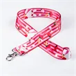 Custom Heat-Transferred Lanyard Keychain