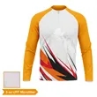 UPF Microfiber Long Sleeve Quarter Zip Sublimation Unisex
