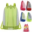 Mesh Beach Toy Backpack Net Drawstring Bag