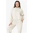 16oz. Garment Dye Plush Fleece Hooded Pullover Sweatshirt
