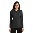 Port Authority Ladies Silk Touch Long Sleeve Polo.