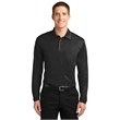 Port Authority Silk Touch Performance Long Sleeve Polo.