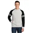 Jerzees Unisex NuBlend Varsity Colorblock Hooded Sweatshirt