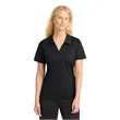 Sport-Tek Women's Dri-Mesh V-Neck Polo.
