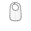 Rabbit Skins Infant Contrast Trim Terry Bib.