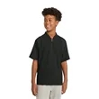 New Era Youth Cage Short Sleeve 1/4-Zip Jacket.