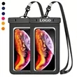 7" Waterproof Phone Case & Passport Dry Bag with Lanyard