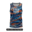 180G Cotton-Feel Full Color Jersey Style Tank Top