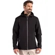 Clique Tempo Recycled Stretch Softshell Mens Hooded Jacket