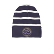 Sport-Tek Striped Beanie with Solid Band.