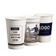Custom Printed Disposable Paper Cups Hot & Cold Drinks