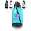 64 oz. Plastic Sports Bottle with Capacity Markings