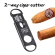 2 in 1 Duet Cigar Cutter & V-Cut