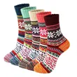 Multicolor Fashion Warm Wool Cotton Thick Winter Crew Socks