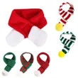 Christmas cat and dog scarves