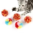 Yarn ball cat toy