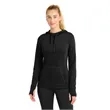 Sport-Tek Women's PosiCharge Tri-Blend Wicking Fleece Hoo...