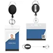 Clear Plastic ID Badge Holders with Clip and Keyring