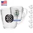 USA-Made 15.5 oz. Tapered Glass Mugs with Custom Logo