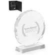 Round Edge Branded Crystal Awards