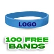 Custom Printed Silicone Wristbands-H