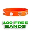 Custom Printed Silicone Wristbands
