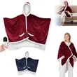 Wearable Heated Shawl Blanket With Pockets