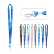 3/4" Full Color Polyester ID Badge Lanyard W/ Oval Clasp