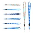 3/4" Full Color Custom Detachable Lanyard W/ Metal J Hook