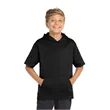 Sport-Tek Youth Sport-Wick Fleece Short Sleeve Hooded Pul...