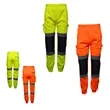 280G Front Colorblock Reflective Safety Jogger Sweatpant