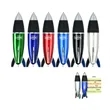 4 in 1 Multicolor Rocket Ballpoint Pen with Rubber Grip