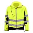 Reflective Safety Jacket with Black Trim - 280G Fleece