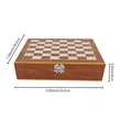 Multi-Game Chess Poker Chip Set in Wooden Case