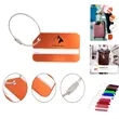 Metal Airplane Luggage Tag