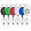Oval Shape Retractable Badge Holder With Clip