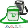 Clear Transparent PVC Crossbody Stadium Bag
