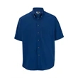 Men's Easy Care Short Sleeve Poplin Shirt