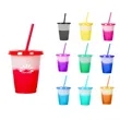 MOQ50 16 Oz. Cold Color Changing Plastic Cup