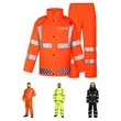 Reflective Rain Jacket & Pants Set for Heavy Rain