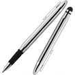 Chrome Bullet Grip Space Pen w/ Stylus and Clip