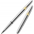 Chrome Bullet Space Pen w/ Gold Shuttle Emblem
