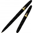 Matte Black Bullet Space Pen w/ Gold Shuttle Emblem