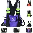Outdoor sports hiking utility vest multi pocket chest bag