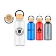 21 Oz. RPET Water Bottle with Bamboo Lid