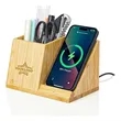 Bamboo Pen Holder Wireless Charger